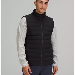 NWT- Mens LuLuLemon Navigation Stretch Down Vest Black